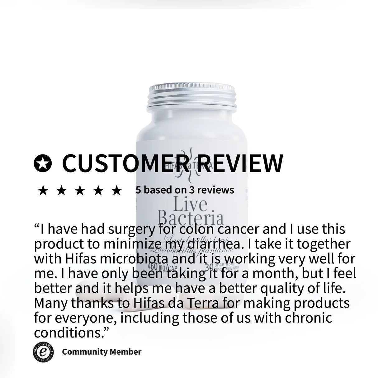 Live-Bacteria - Probiotika in Kapseln