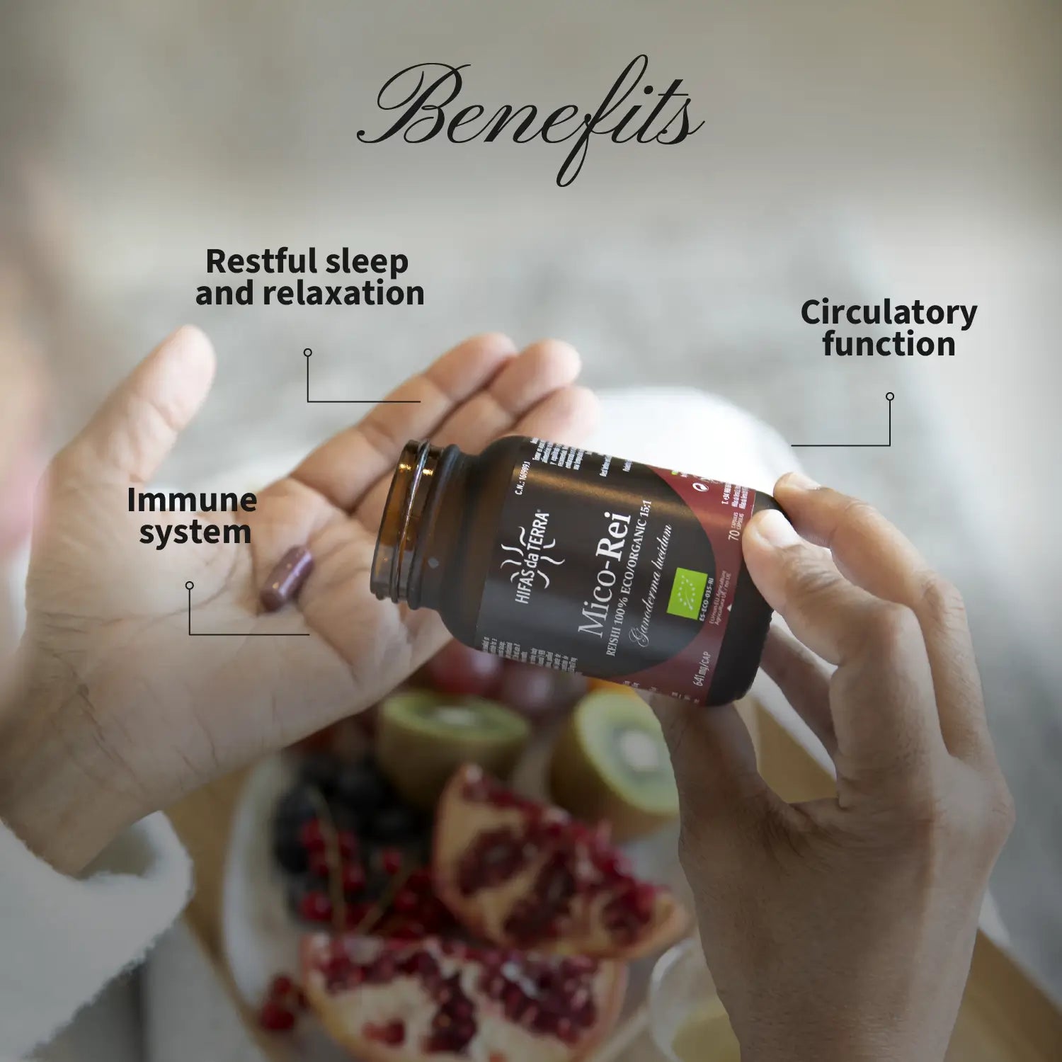 Mico-Rei - 100% Bio-Reishi-Kapseln