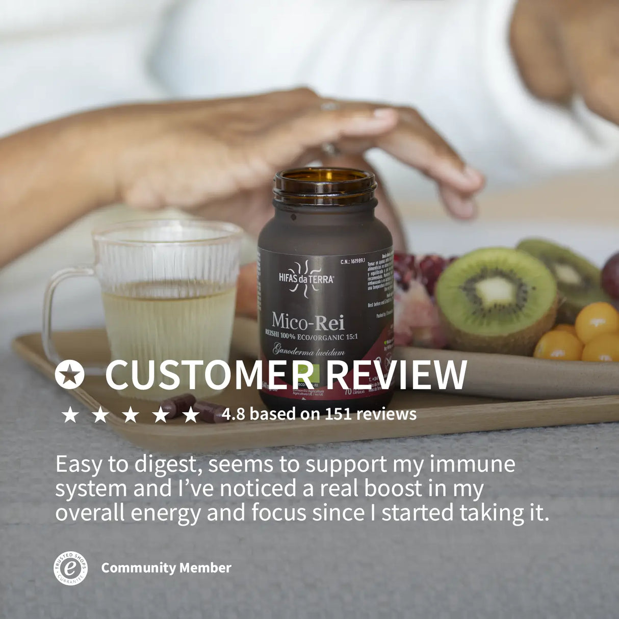 Mico-Rei - 100% Bio-Reishi-Kapseln