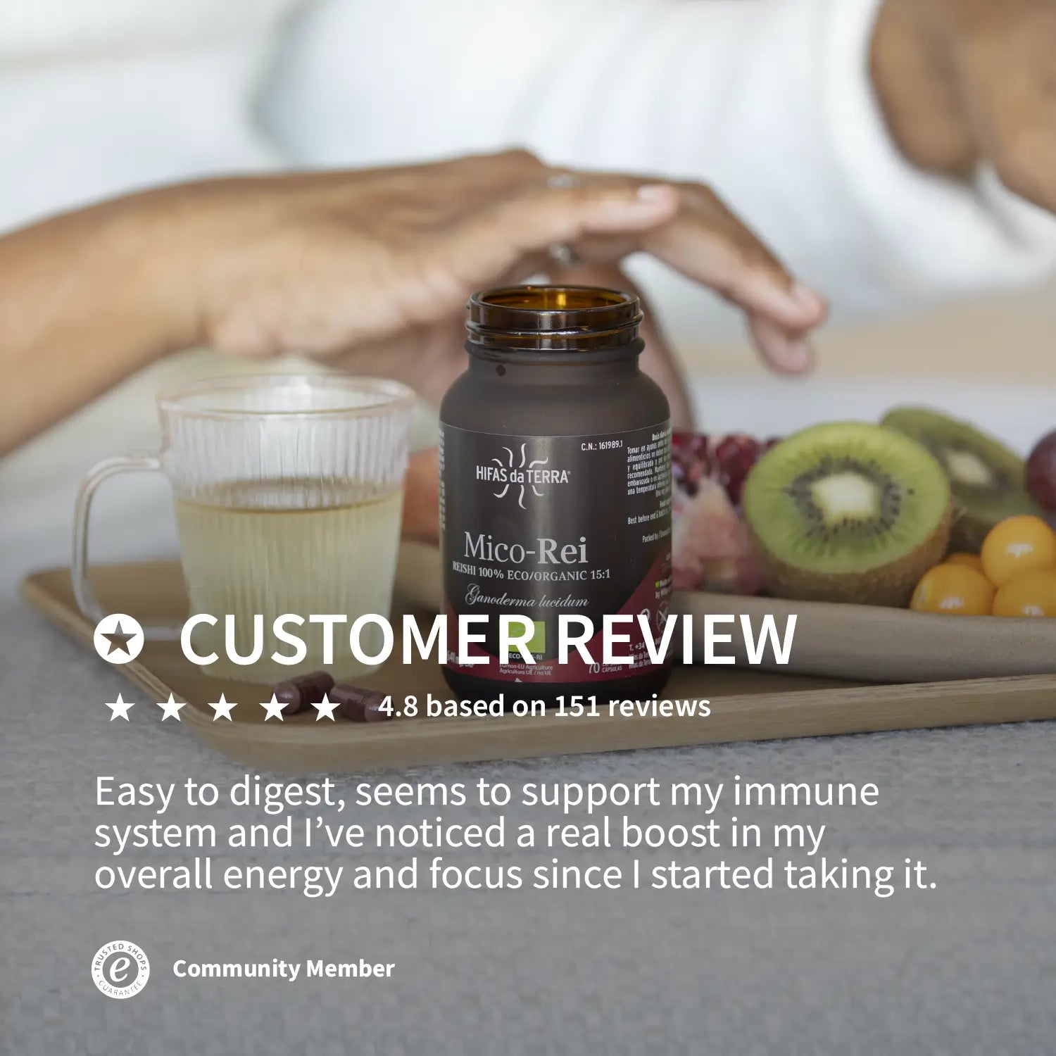 Mico-Rei - 100% Bio-Reishi-Kapseln