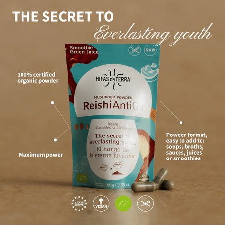 Reishi Antiox 100% Bio-Reishi-Pulver