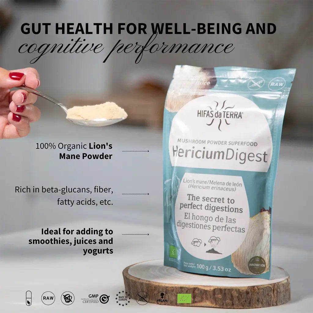 Hericium Digest Powder Superfood (Organic Lion’s Mane)