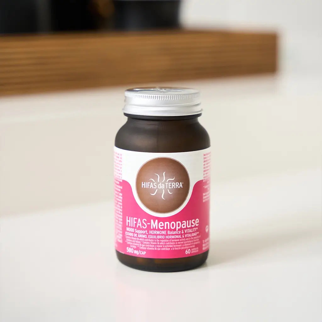 Hifas-Menopause (Reishi, Cordyceps, Lion's Mane, Ashwaghanda KSM 66 and Green Tea extract) capsules