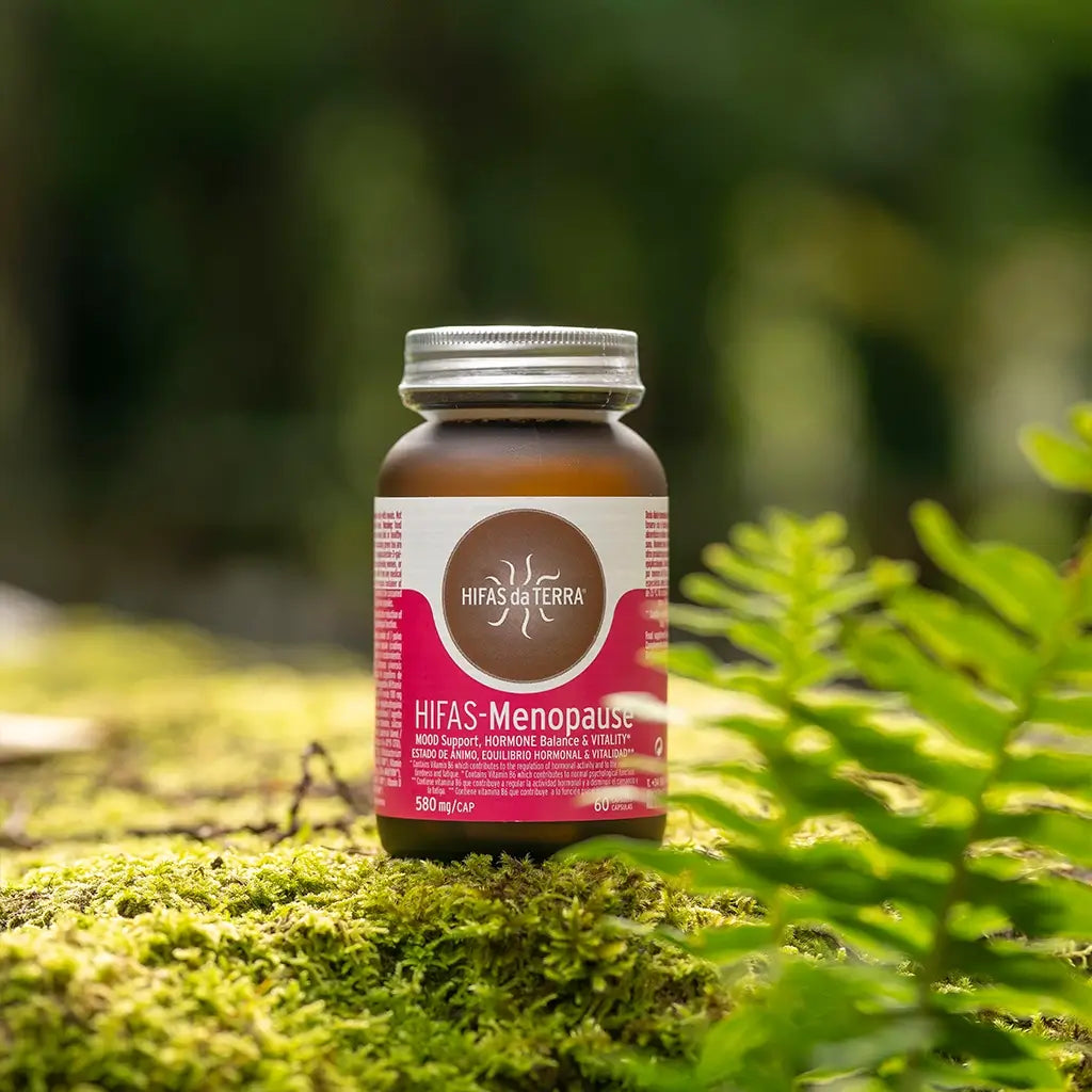 Hifas-Menopause (Reishi, Cordyceps, Lion's Mane, Ashwaghanda KSM 66 and Green Tea extract) capsules