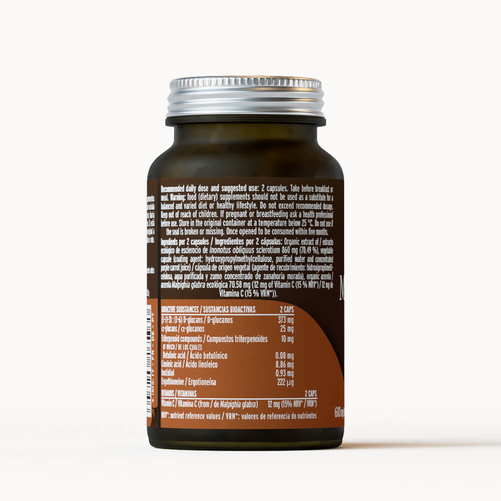 Mico-Chaga Reine Bio-Chaga-Kapseln