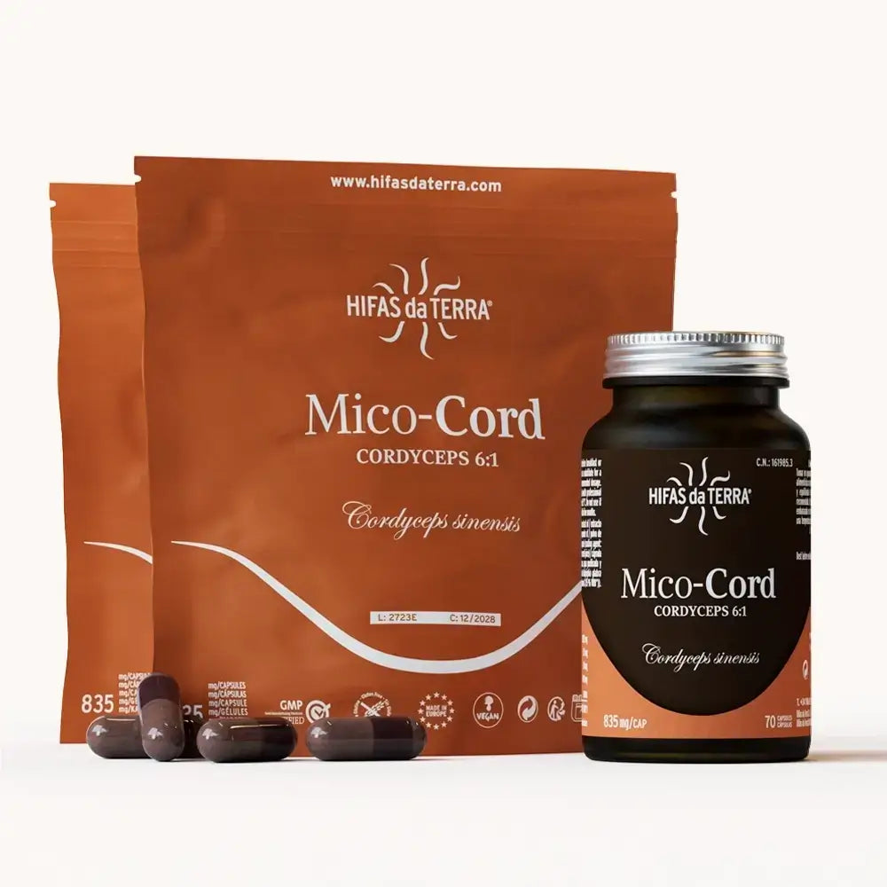 Mico-Cord - 100% Reine Bio-Cordyceps-Kapseln