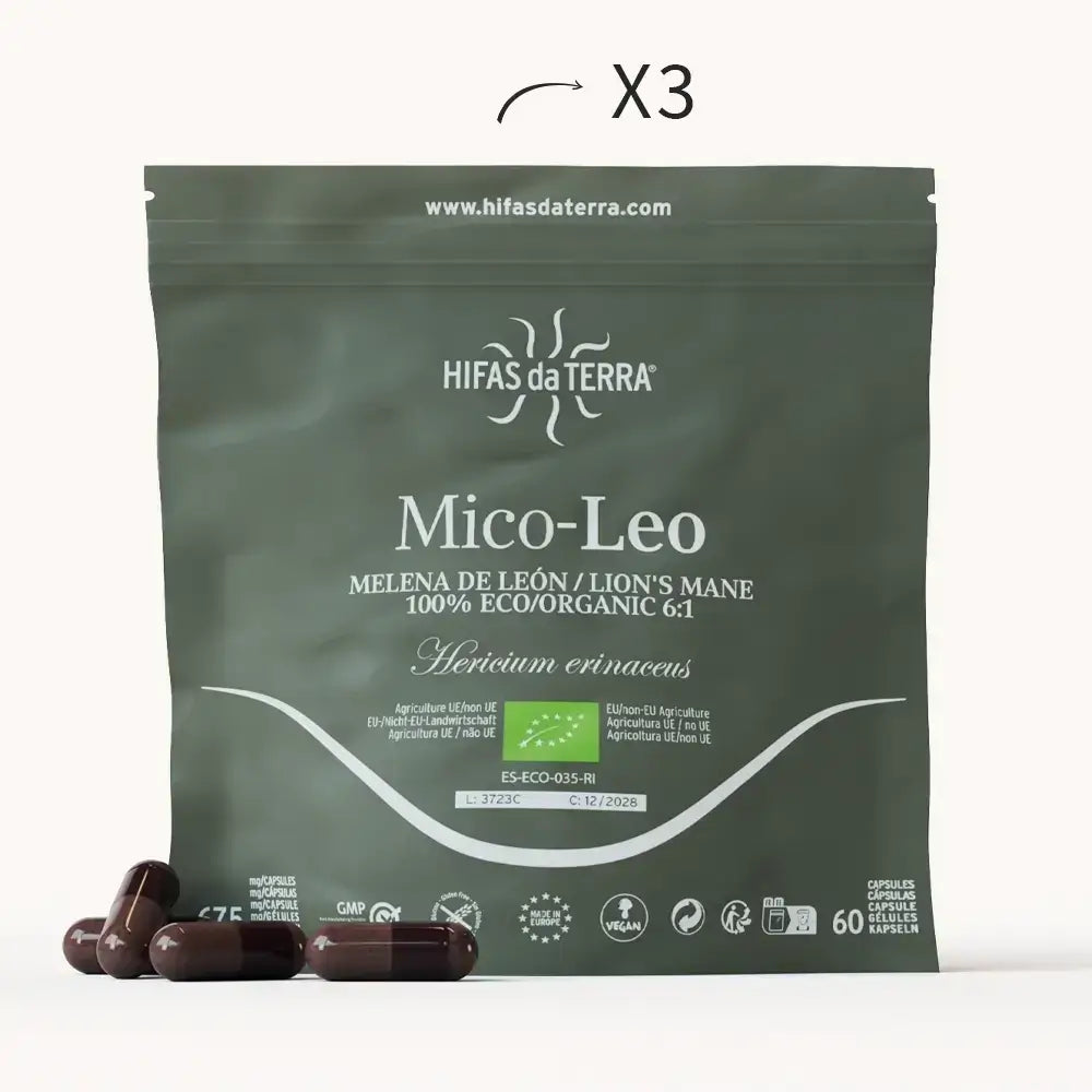 Mico-Leo - 100% Bio-Löwenmähne-Kapseln