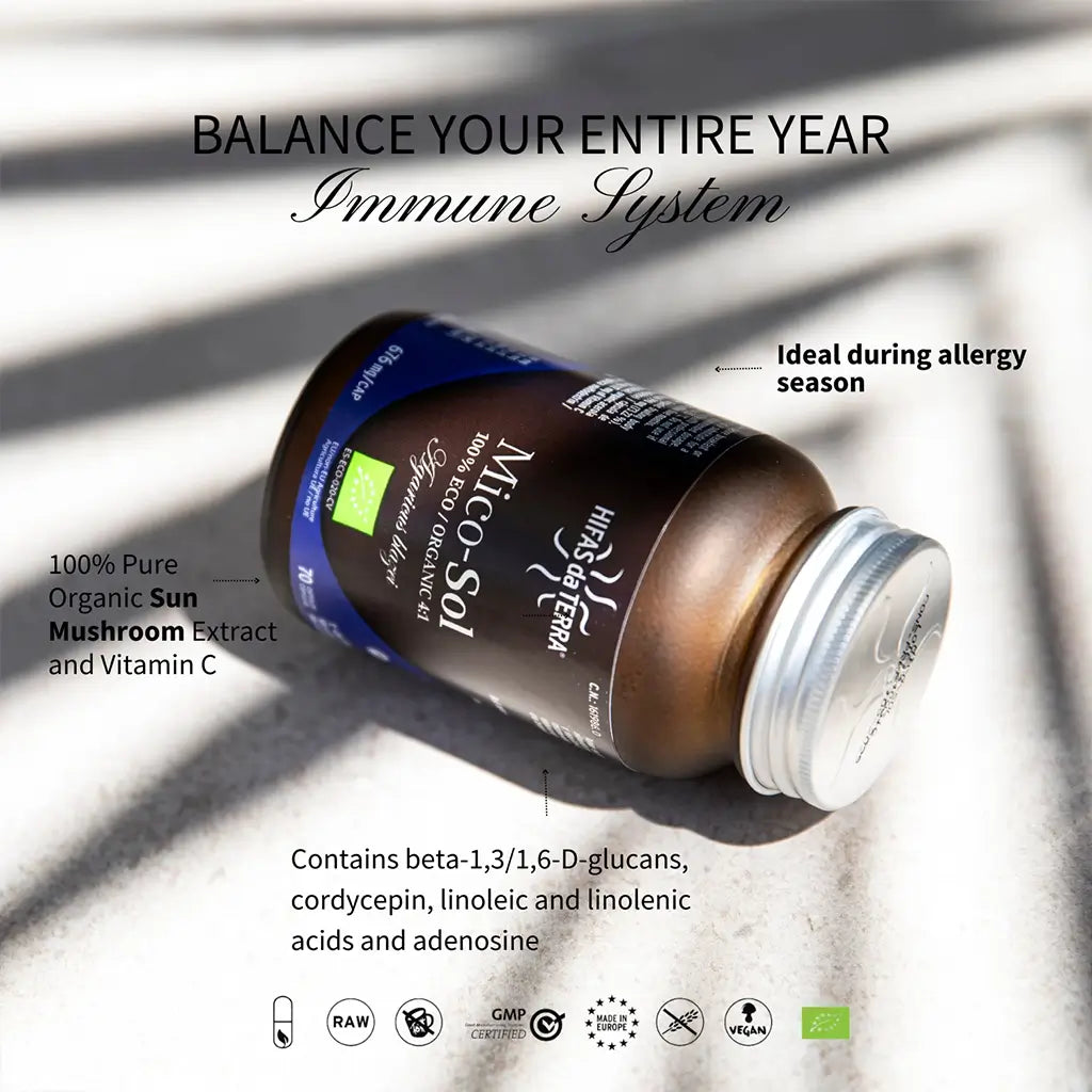 Mico-Sol - 100% reine Mandelpilz-Kapseln