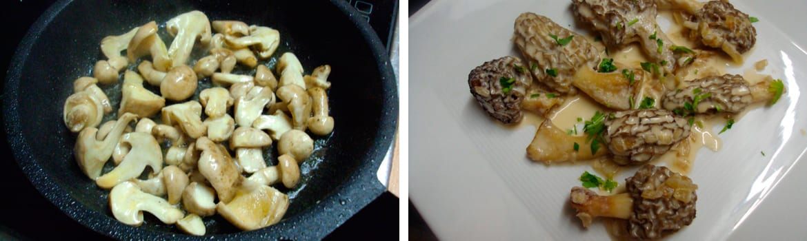 Las recetas con setas de Xabier Gutierrez