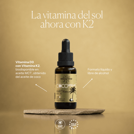 CocoVit D + K2 : Vitamins D3 and K2
