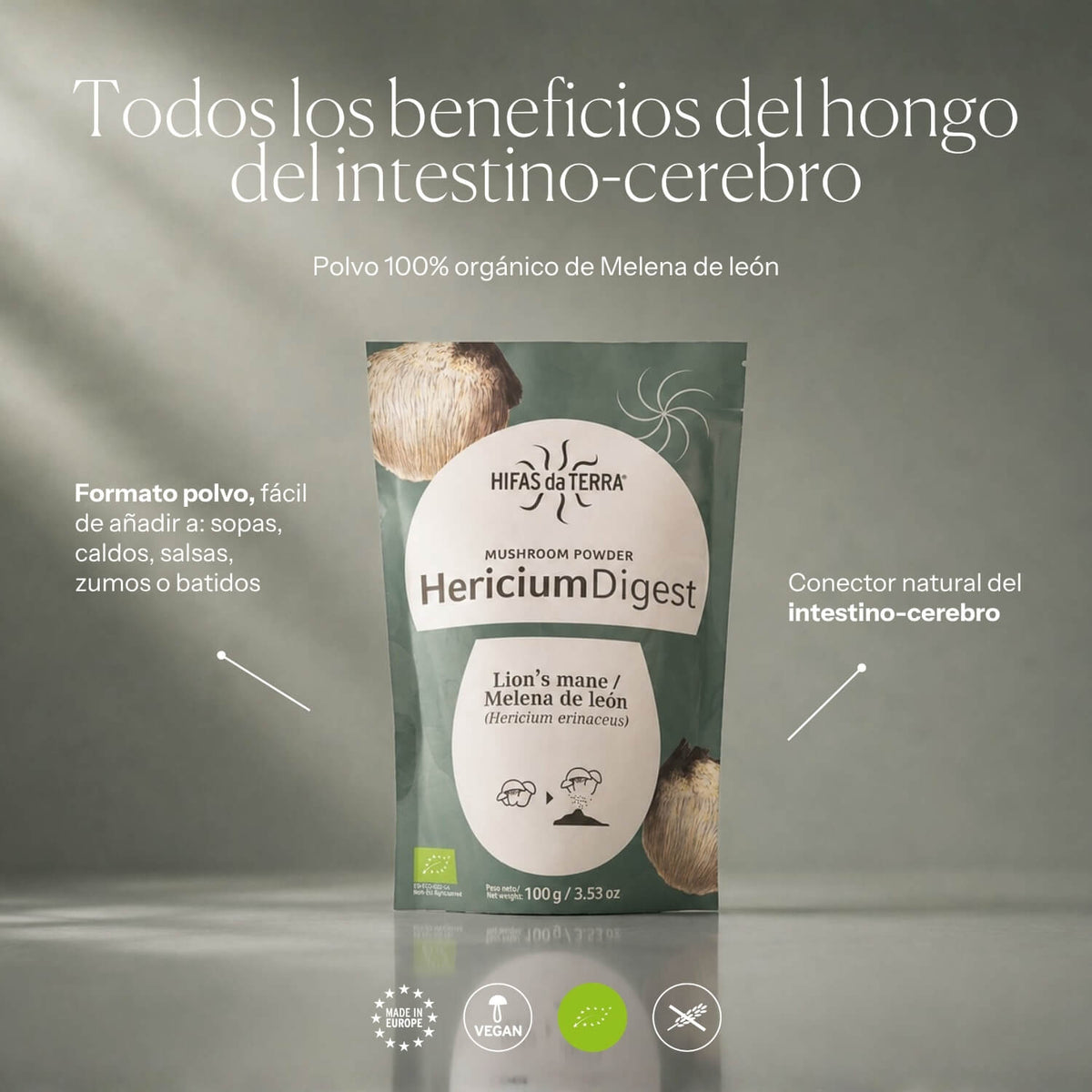 Mode d'emploi de Hericium Digest | Hifas da Terra