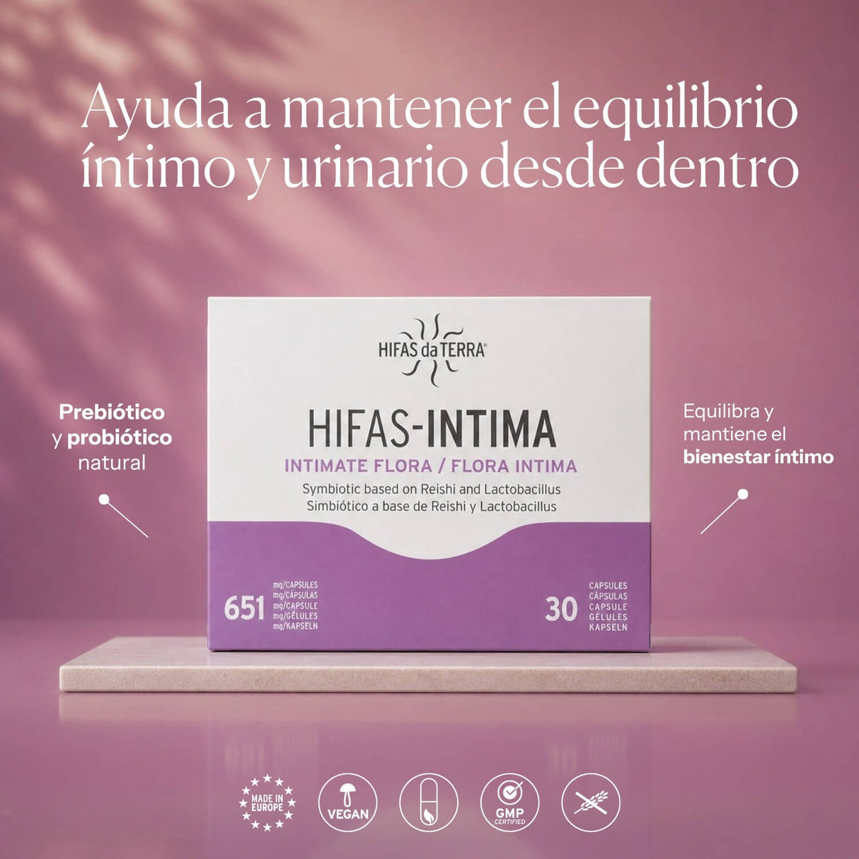Hifas-Intima - Prébiotiques et probiotiques vaginaux 