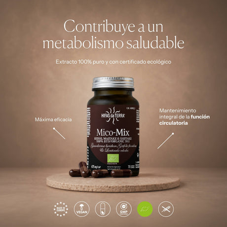 Mico-Mix - Pilzkomplex aus Reishi, Shiitake und Maitake