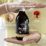 Dr. GB (Gut & Brain) Kindersirup mit Reishi, Löwenmähne, Präbiotika und Vitamin C und A
