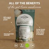 Hericium Digest - reines Bio-Löwenmähne-Pulver