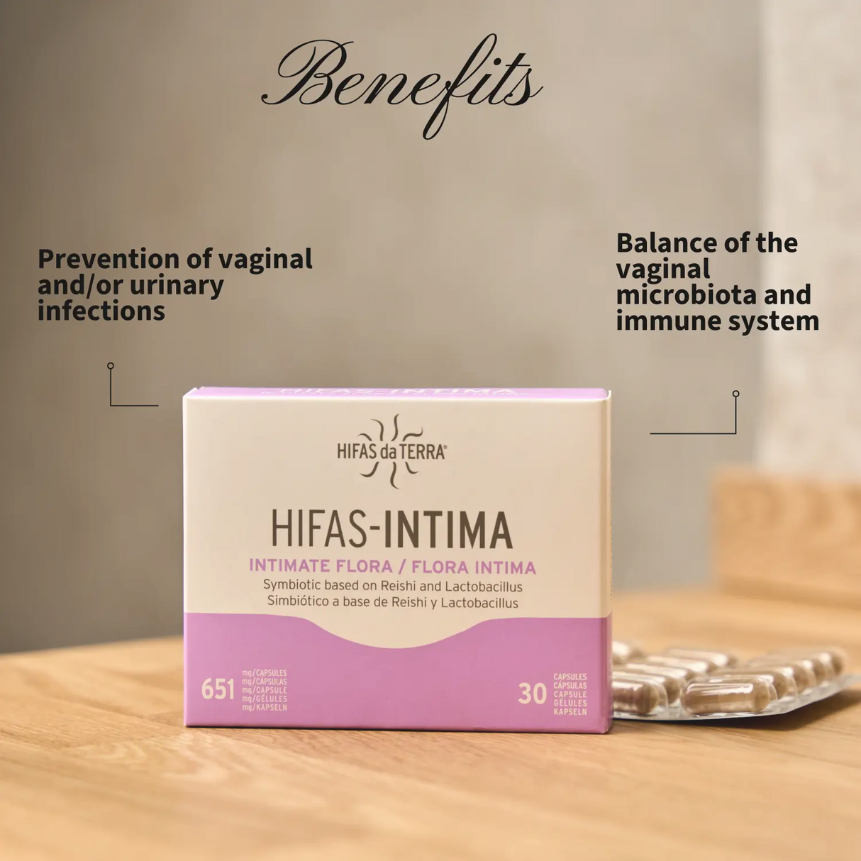 Hifas-Intima - Prébiotiques et probiotiques vaginaux 