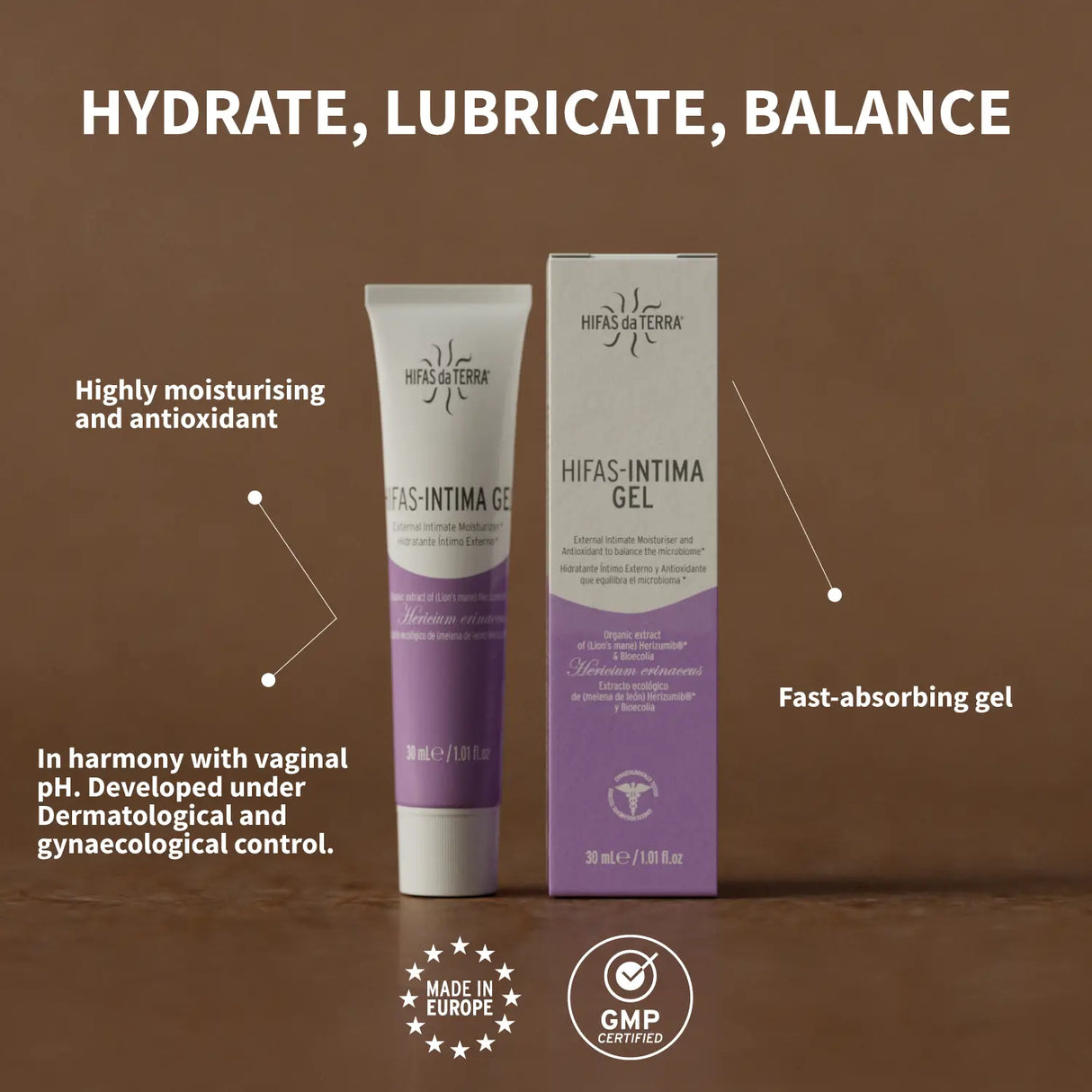 Hifas-Intima Gel - hydratant vaginal 