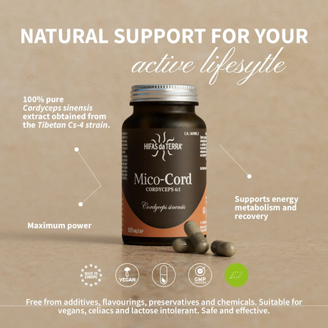Mico-Cord - 100% Reine Bio-Cordyceps-Kapseln