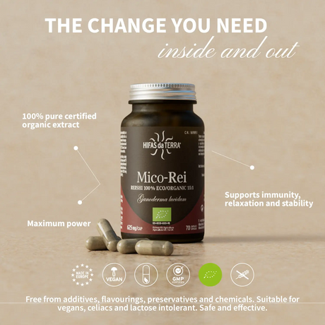 Mico-Rei - 100% Bio-Reishi-Kapseln