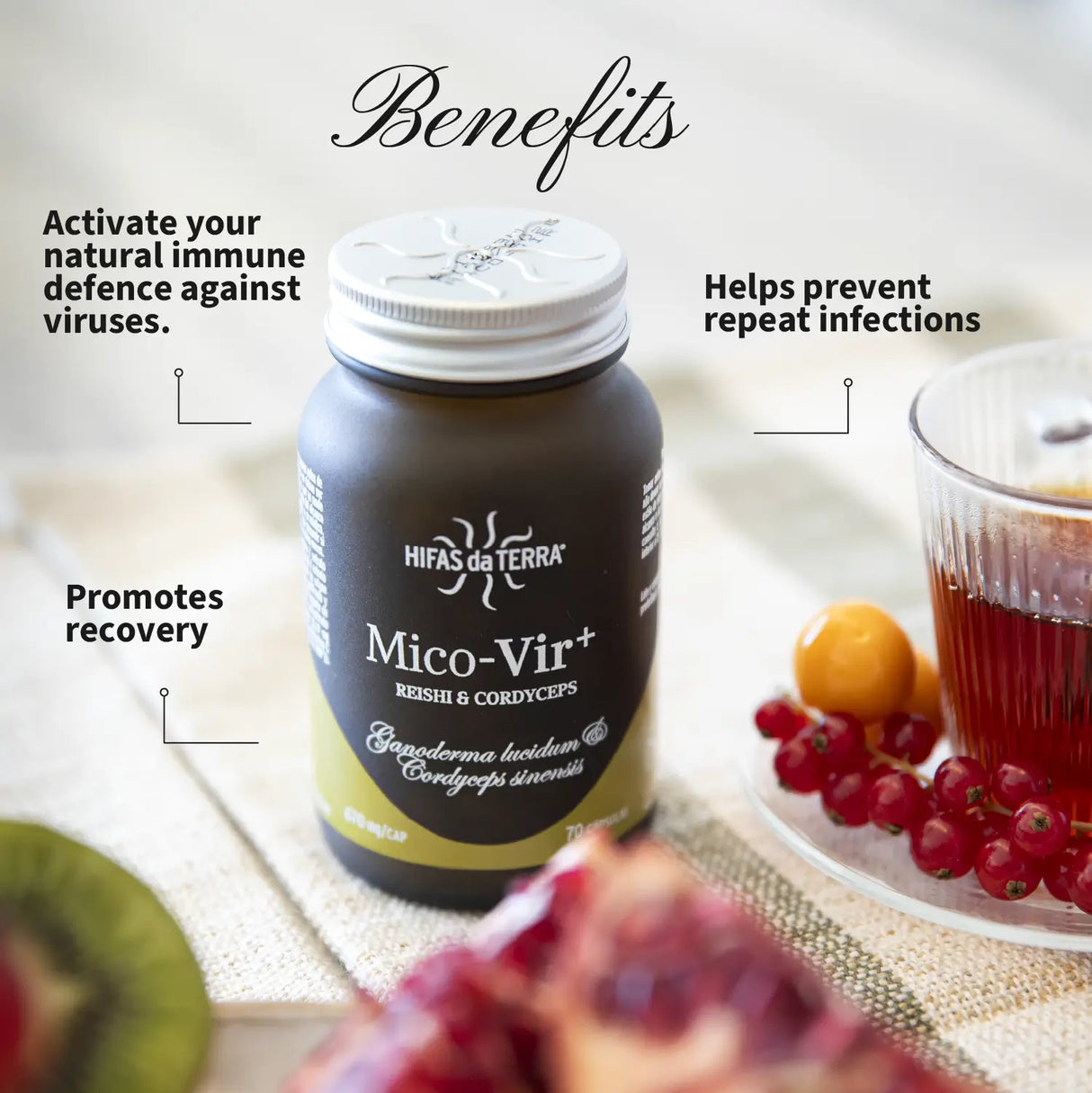 Mico-Vir+ Reishi -und Cordyceps-Extrakt