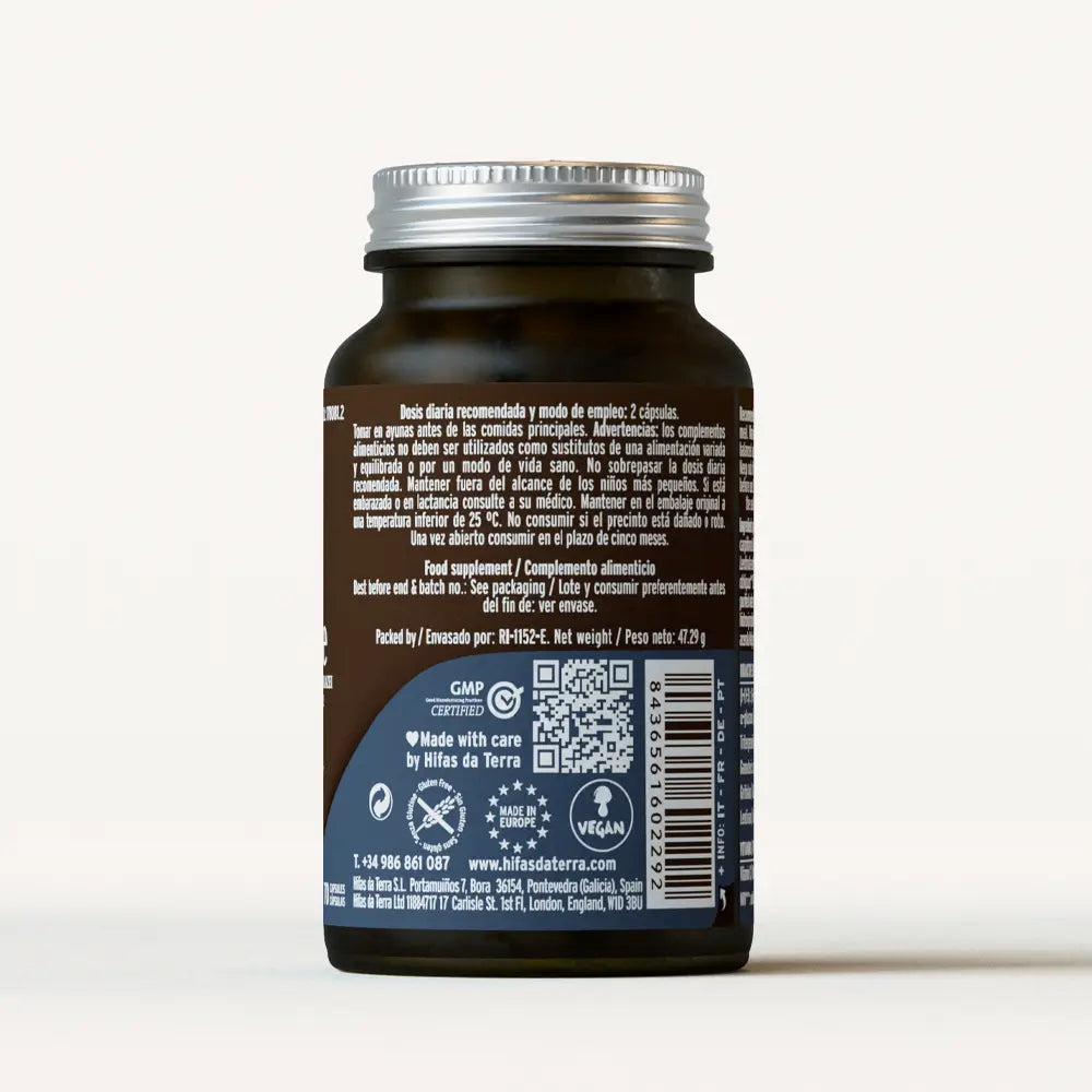 Mico-Five Extraits purs de Reishi, Shiitake, Maitake, Champignon du Soleil et Chaga