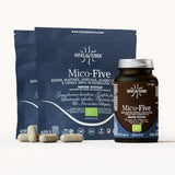 Mico-Five Extraits purs de Reishi, Shiitake, Maitake, Champignon du Soleil et Chaga