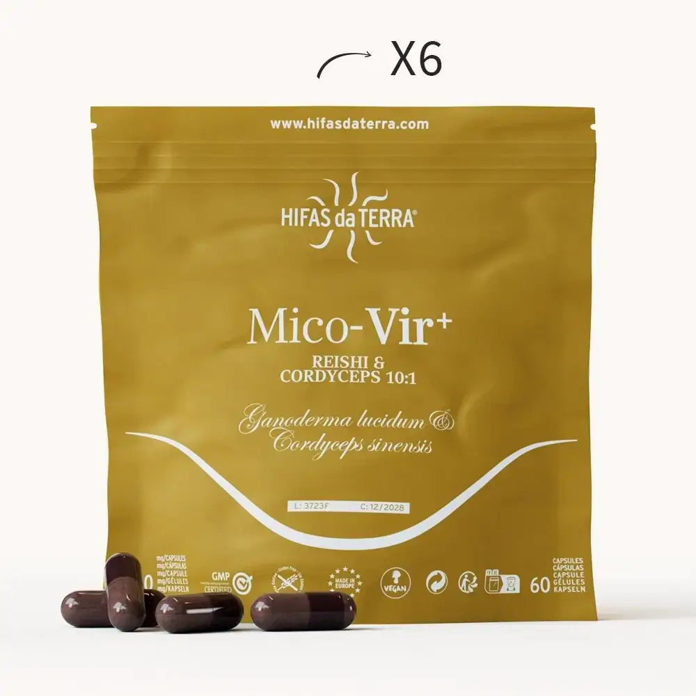 Mico-Vir+ - Extraits Purs de Reishi et Cordyceps