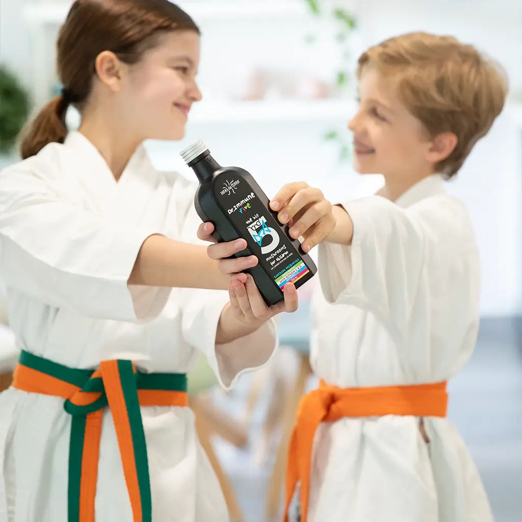 Sciroppo Dr. Immune Five per difese con prebiotici e vitamine D e C